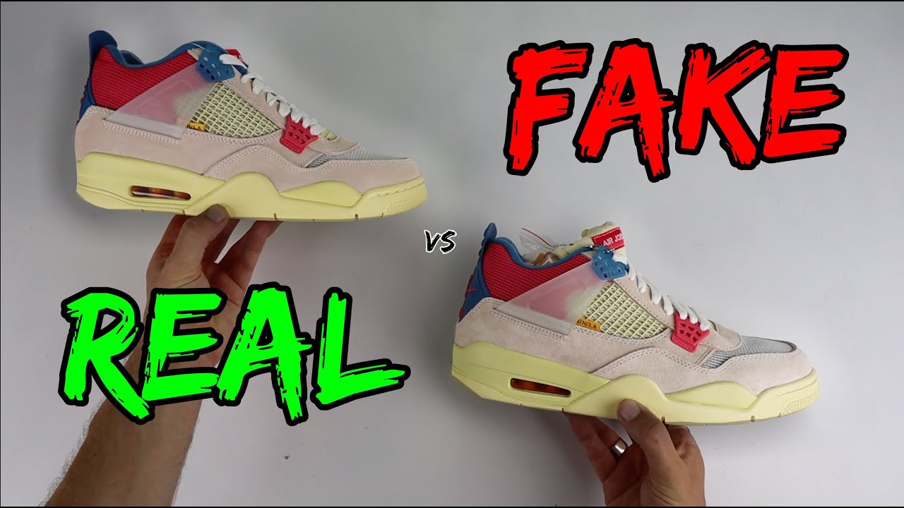 НАСТОЯЩИЕ ИЛИ ПОДДЕЛЬНЫЕ! СРАВНЕНИЕ NIKE X UNION JORDAN 4 GUAVA!