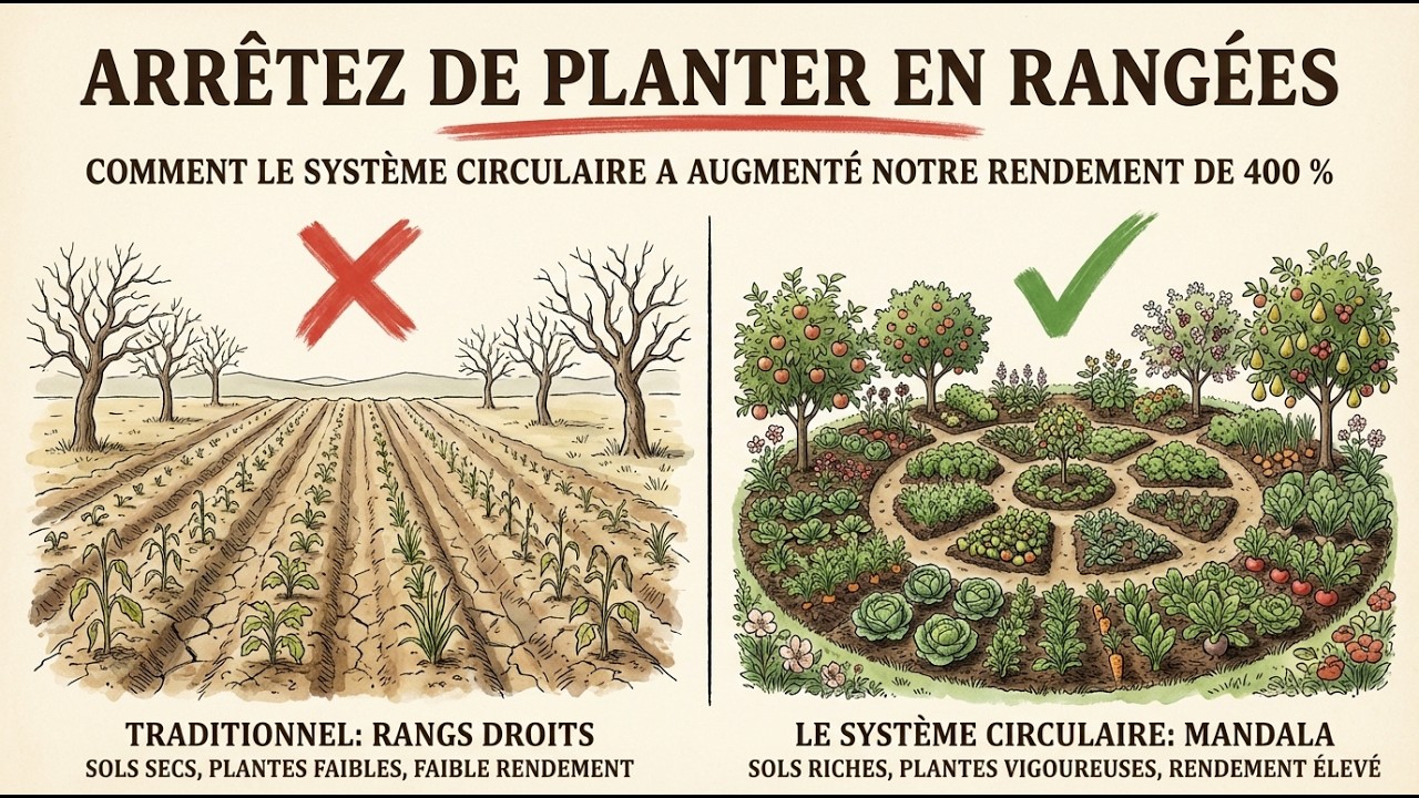 Arrêtez de planter en rangées : comment le « Circle System » a augmenté notre rendement de 400 %