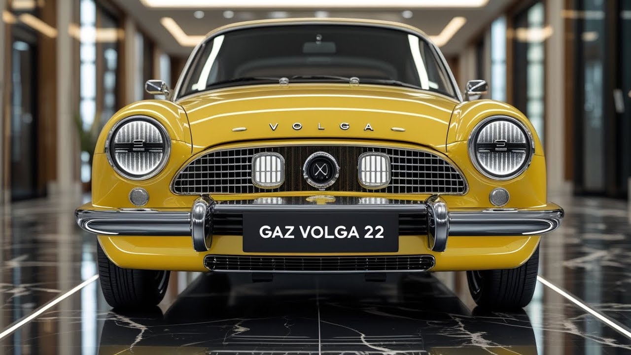 🚗 GAZ Volga 22 2026 Жёлтый Цвет | Возвращение Легенды | Полный Обзор 4K 😍🔥