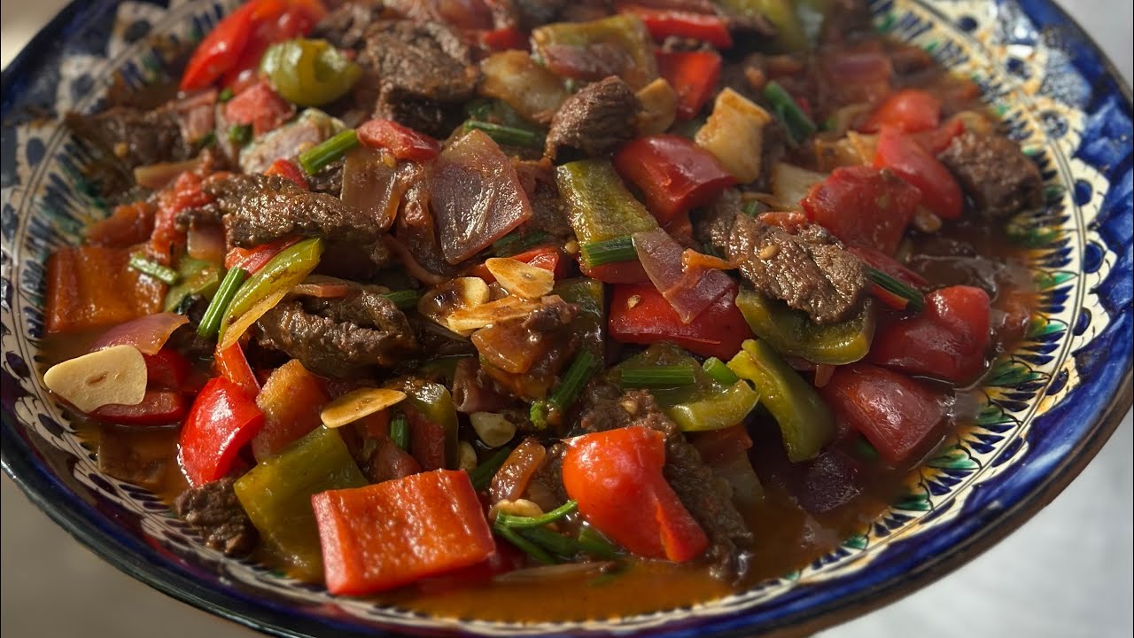 Уйгурский МЯСНОЙ САЙ/FOOD WITH MEAT AND VEGETABLES/Гўшт САЙ &ndash; уйгурское блюдо/Uyg'urcha GO'SHT SAY