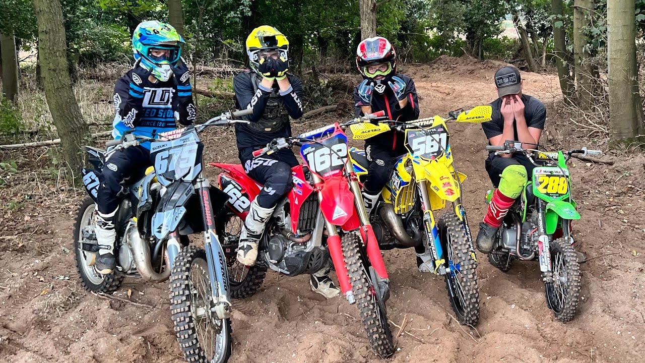Riding New Backyard Motocross Track!!