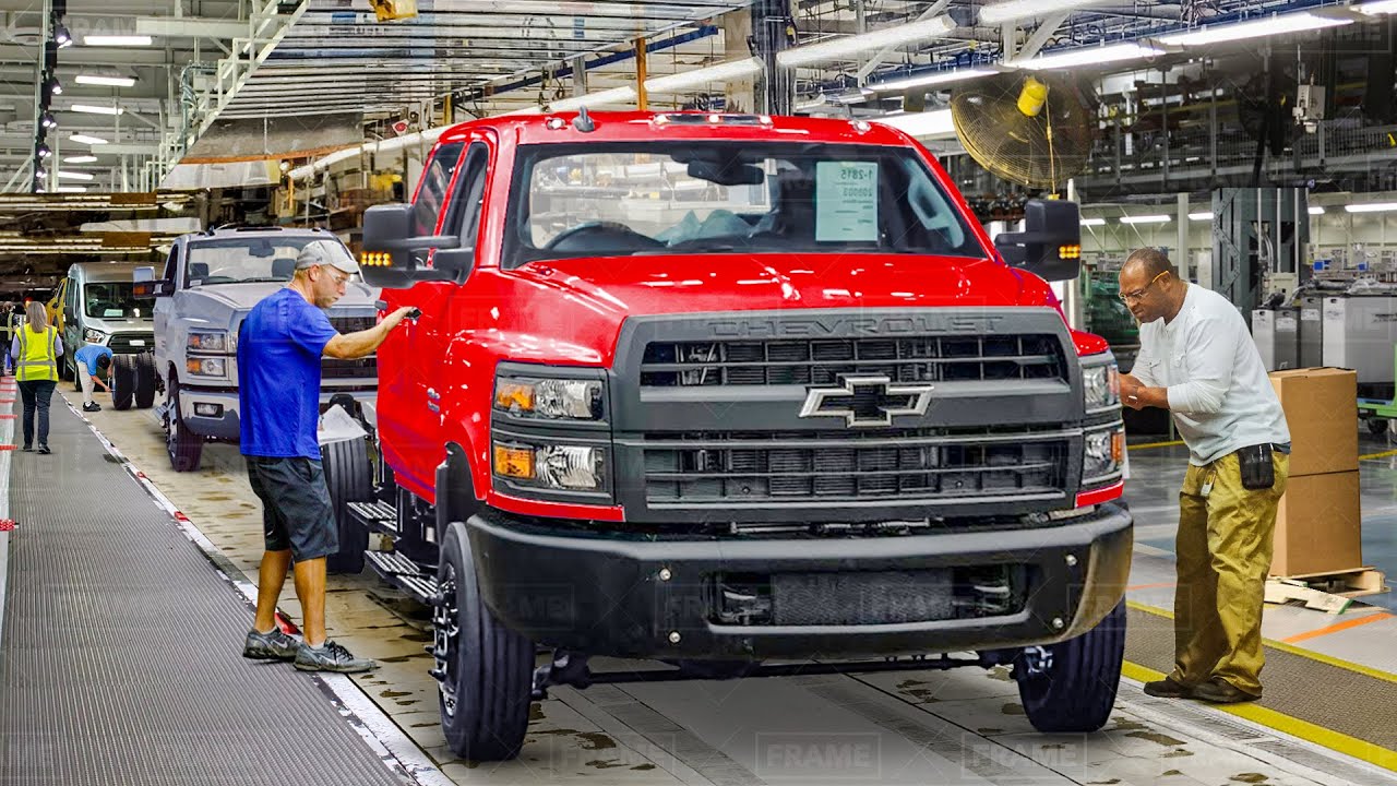 How They Produce the New Massive Chevrolet Heavy Duty Trucks in the US