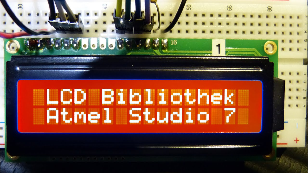 LCD Bibliothek einbinden mit Microchip Studio (Atmel Studio 7)