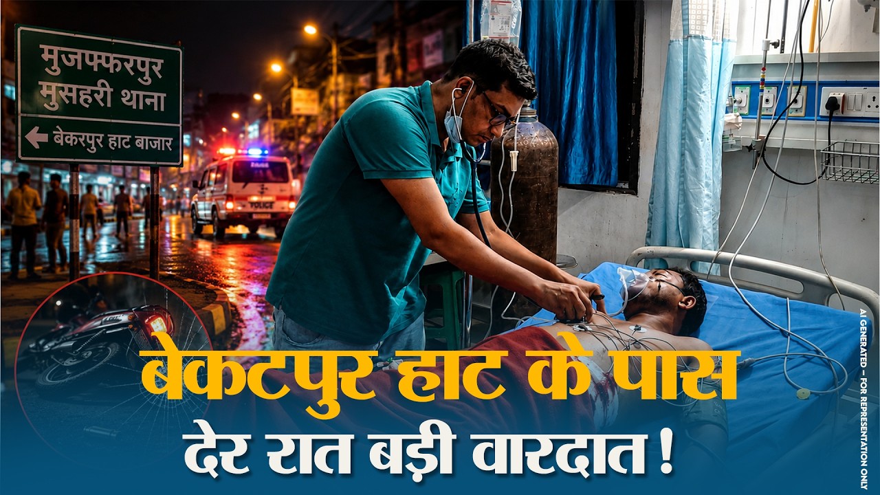 Muzaffarpur में फाइनेंस कर्मी को अपराधियों ने मारी गोली, गंभीर हालत में अस्पताल में भर्ती