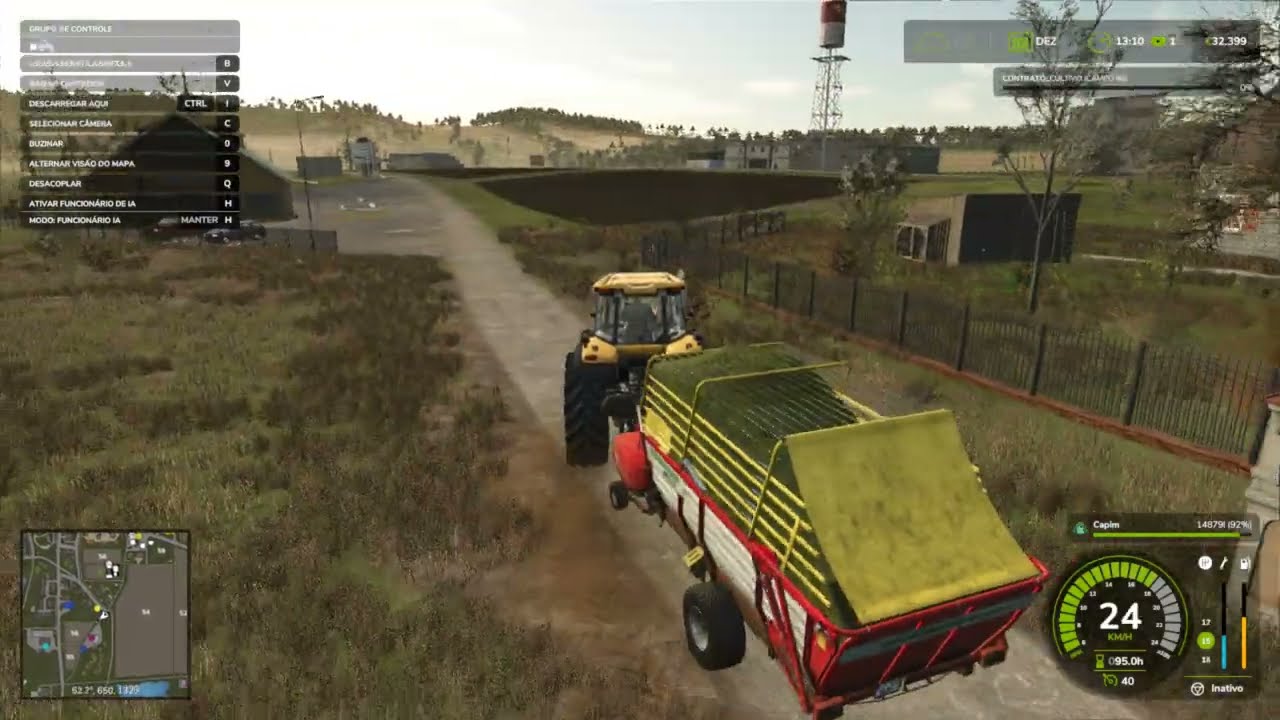 Farming Simulator 25  Vendendo o Capim