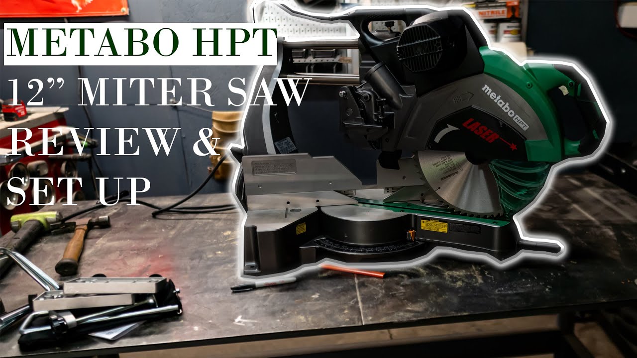 Обзор торцовочной пилы Metabo HPT 12" с двумя углами наклона (C12RSH2)
