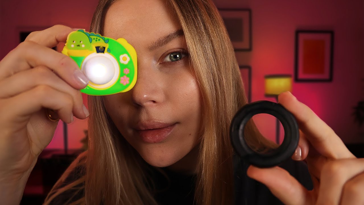 ASMR Measuring Your Eyes and Changing Their Color 🧪📸 Soft Spoken Roleplay