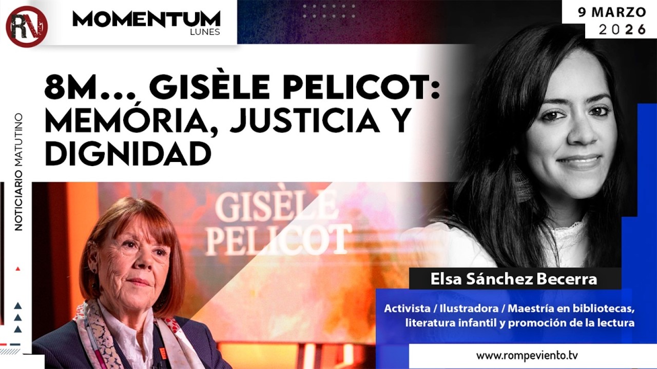 8M… Gisèle Pelicot: memòria, justicia y dignidad | Elsa Sánchez, Activista / Ilustradora / Maestría