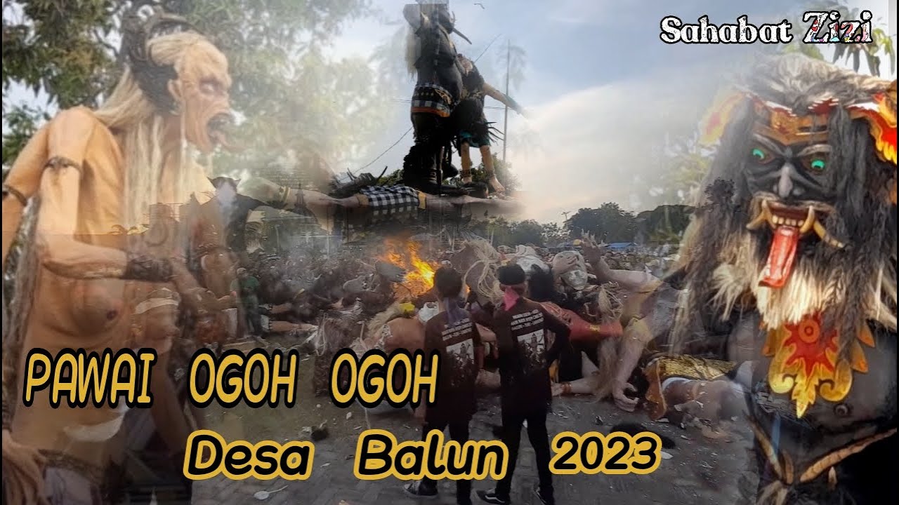 Pawai ogoh ogoh desa balun lamongan 2023,menyambut hari raya nyepi ,Pura sweta maha suci Balun