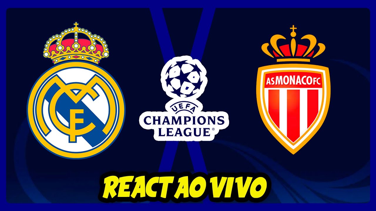 Real Madrid x Monaco | REACT AO VIVO | Champions League 25/26
