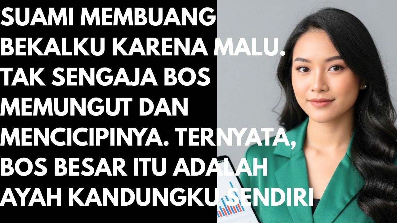SUAMI MEMBUANG BEKALKU KARENA MALU, TAK SENGAJA BOS MEMUNGUTNYA  DAN MENCICIPINYA, TERNYATA ...