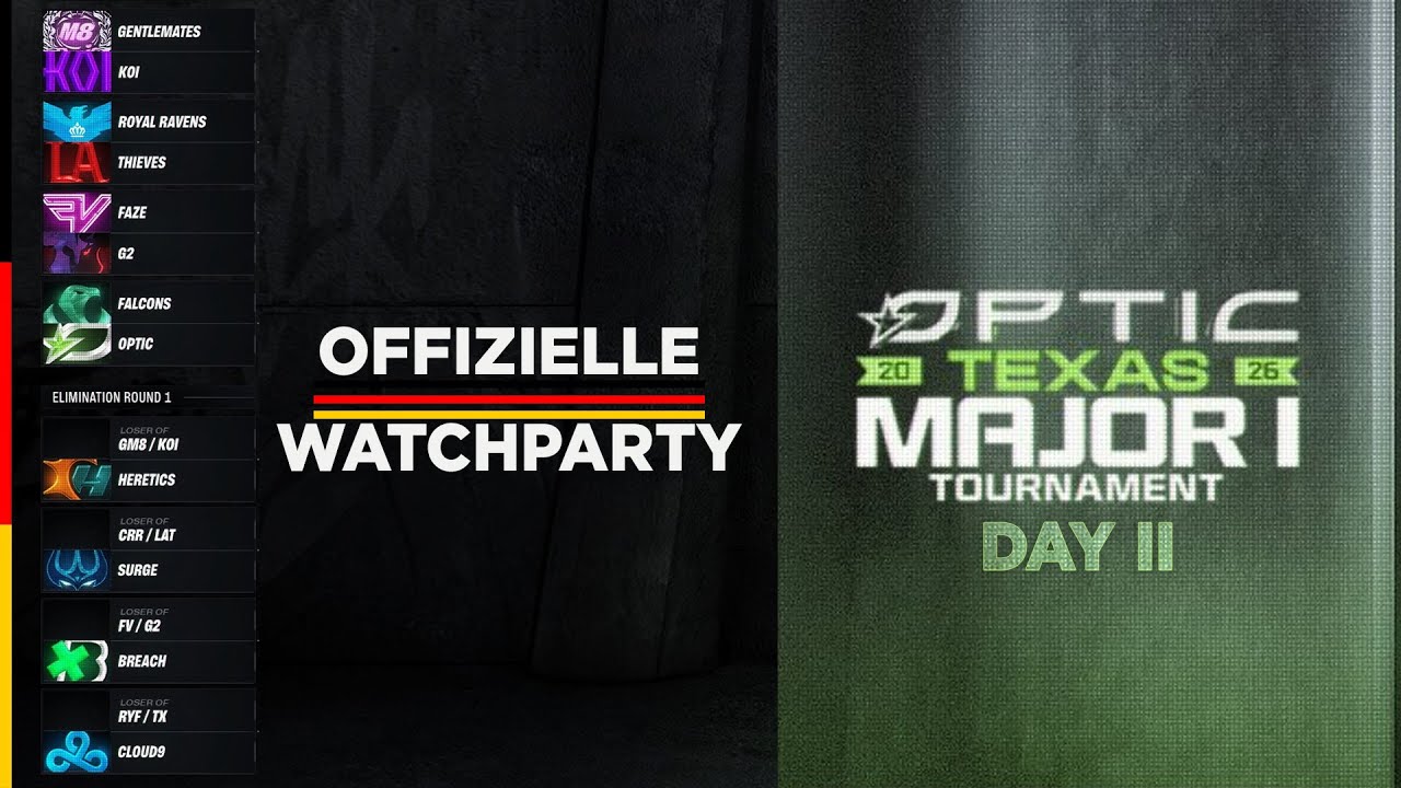 [🔴TAG 3] Die Erste Deutsche CDL Watchparty - Major I in Texas