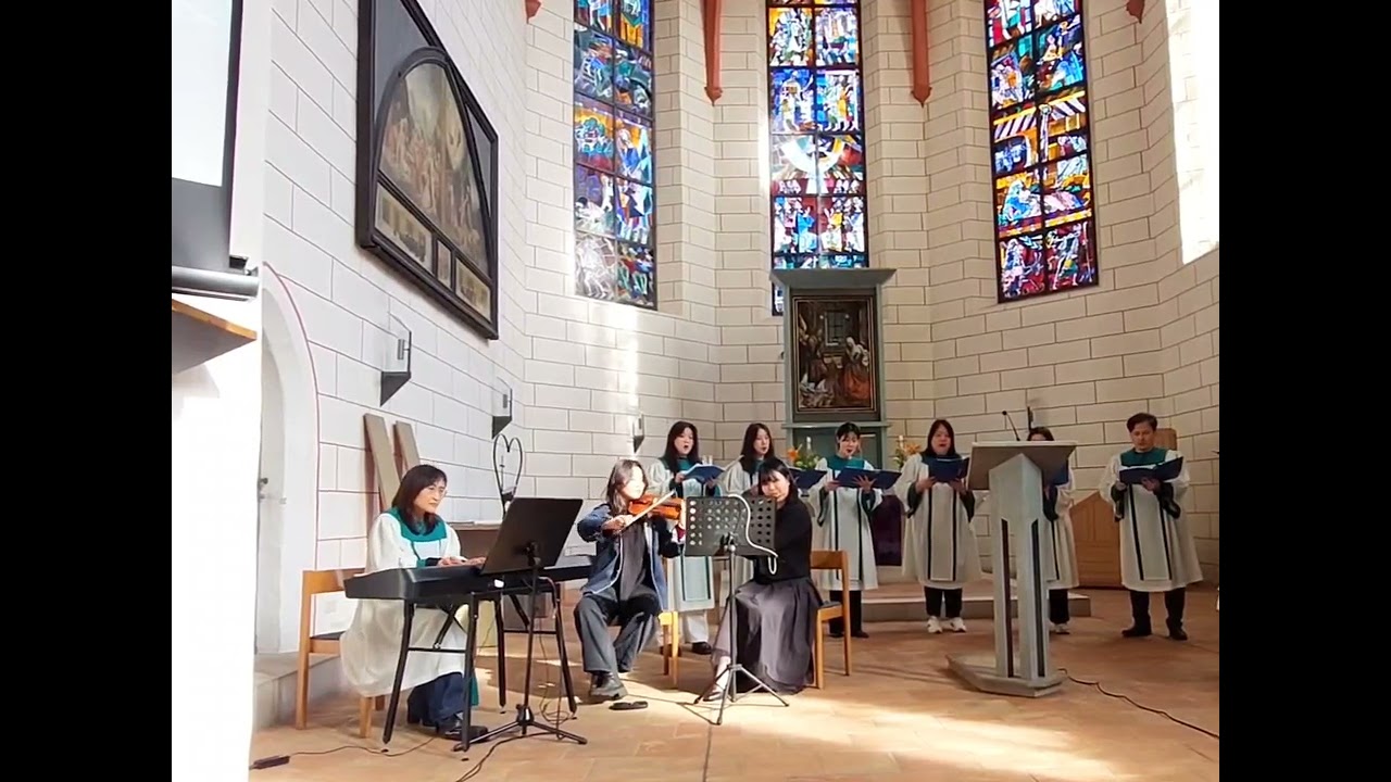 Augsburg 한인교회 2026/03/08 주일예배 | 성가대 찬양 | 주 믿으라