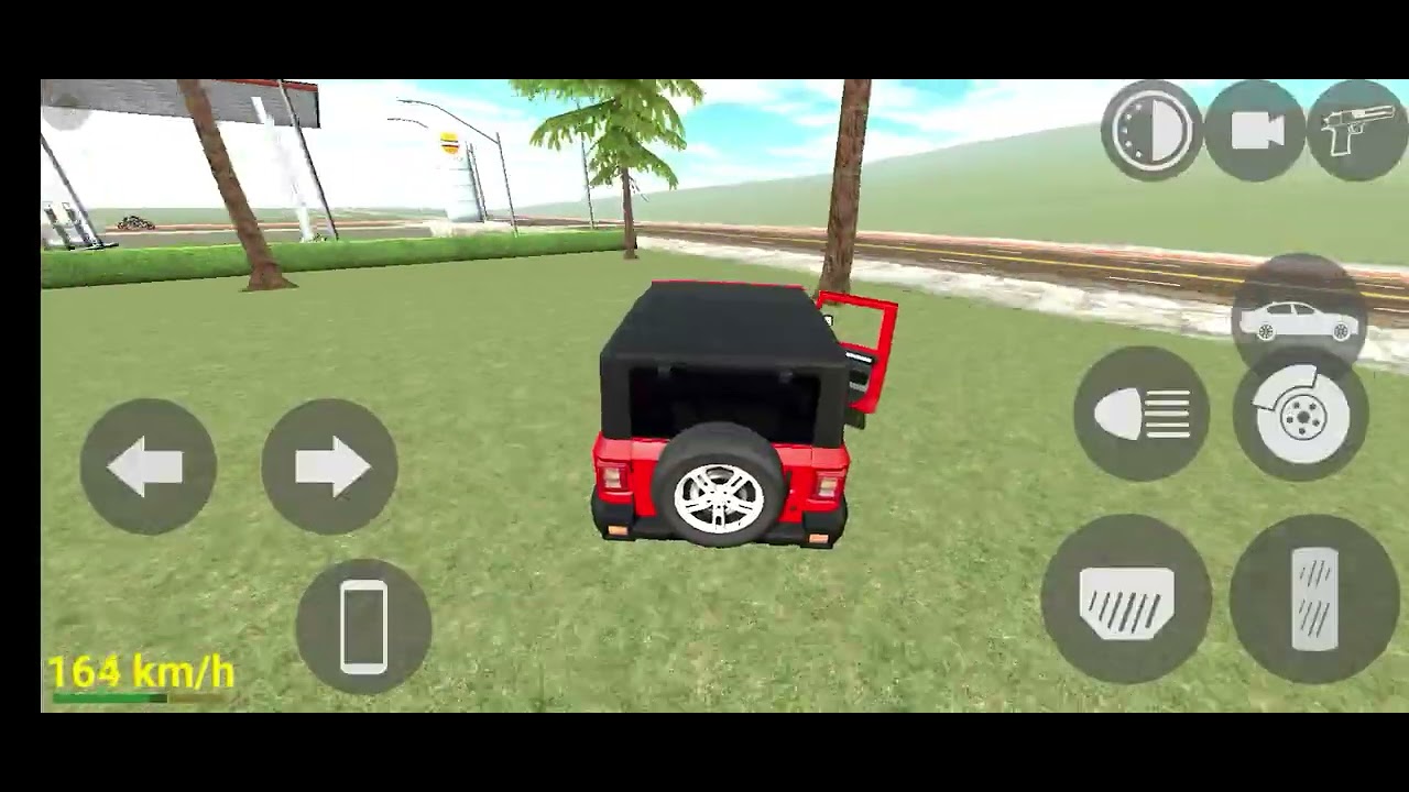 Thar ko petrol pump ke upar chadhana new version 🥰🕷️ ||#newversion #thar4x4 #gameplay #youtube ▶️🪄😊