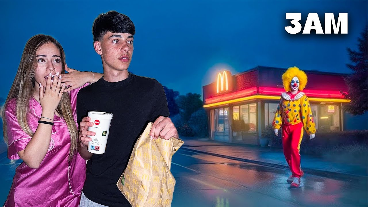 NON ORDINARE IL MC DONALD’S ALLE 3 DI NOTTE *spaventoso*