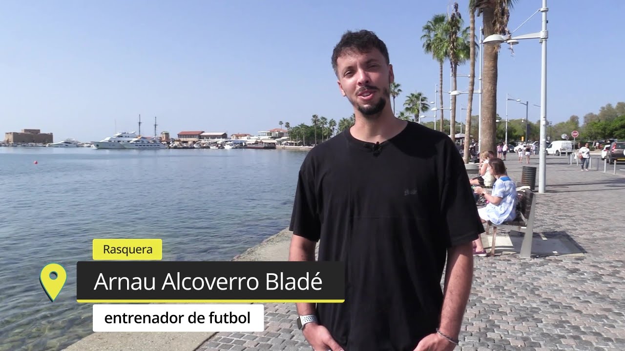 🌍 Ebrencs pel Món ▶ Arnau Alcoverro Bladé (Rasquera): entrenador de futbol a Pafos (Xipre)