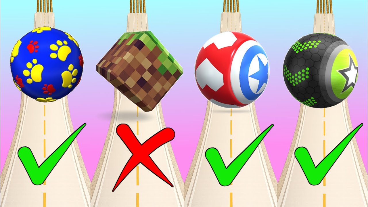 Going Balls Gameplay- Relaxing SpeedRun Walkthrough⚡️| Satisfying Ball Game | Offline Games