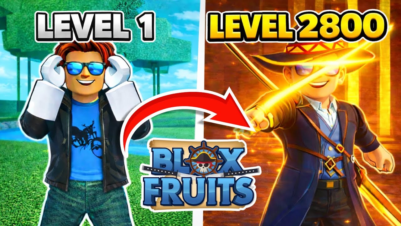 DO LEVEL 01 AO 2800 SEM ROBUX NO BLOX FRUITS!!!