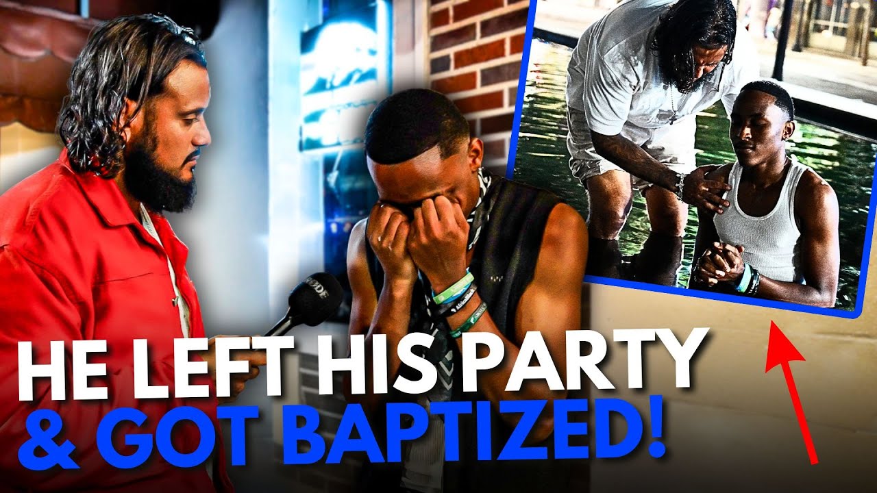 Club Promoter Leaves His Own Party, SURRENDERS To Jesus & Gets Baptized!