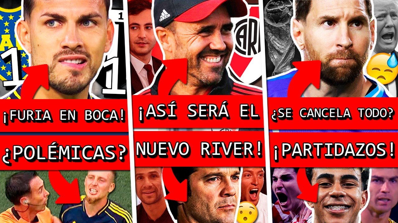 BOCA sufrió con GIMNASIA+ RIVER cerró a COUDET como NUEVO DT+ ARGENTINA sin FINALISSIMA?+ YAMAL show