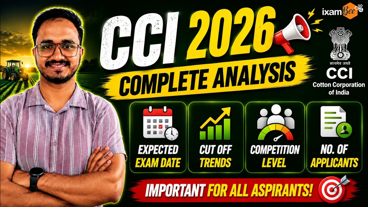 CCI 2026 !! Expected Exam Date?? Exam Analysis, Cut Off & Competition !! Students Applied CCI