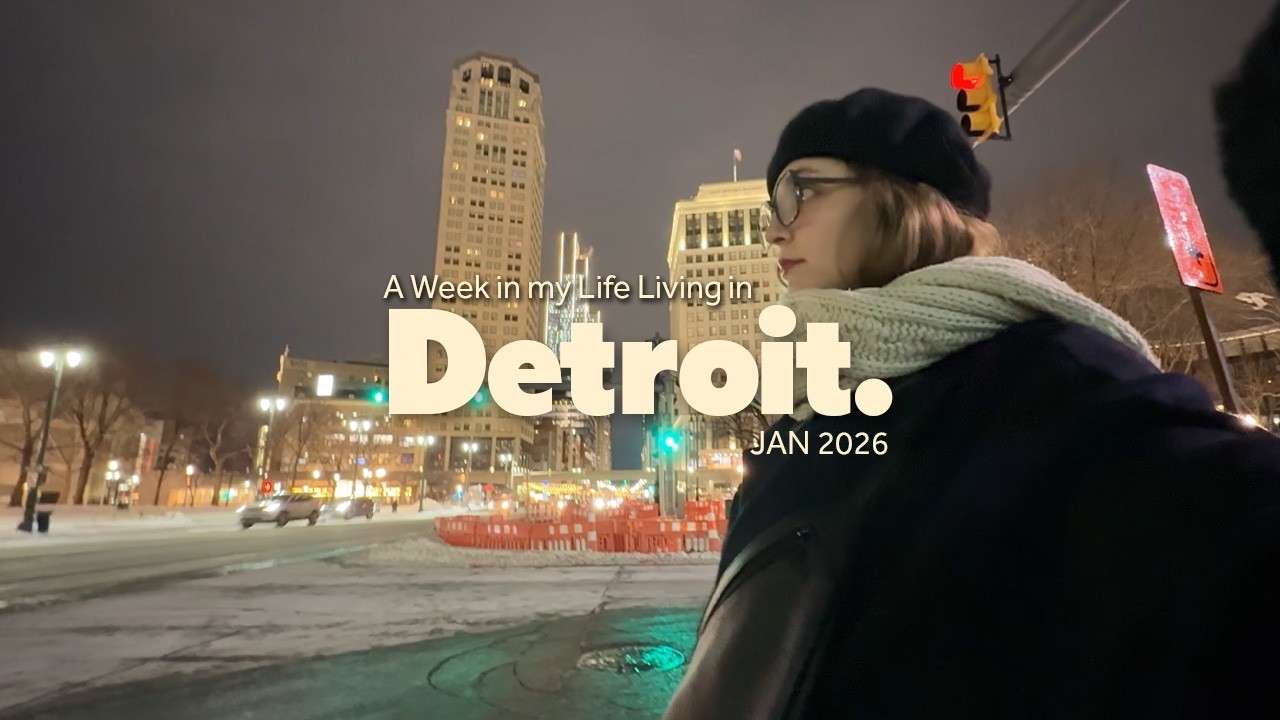 A Week in my Life in Detroit as a Graphic Designer | First week of Feb 2026