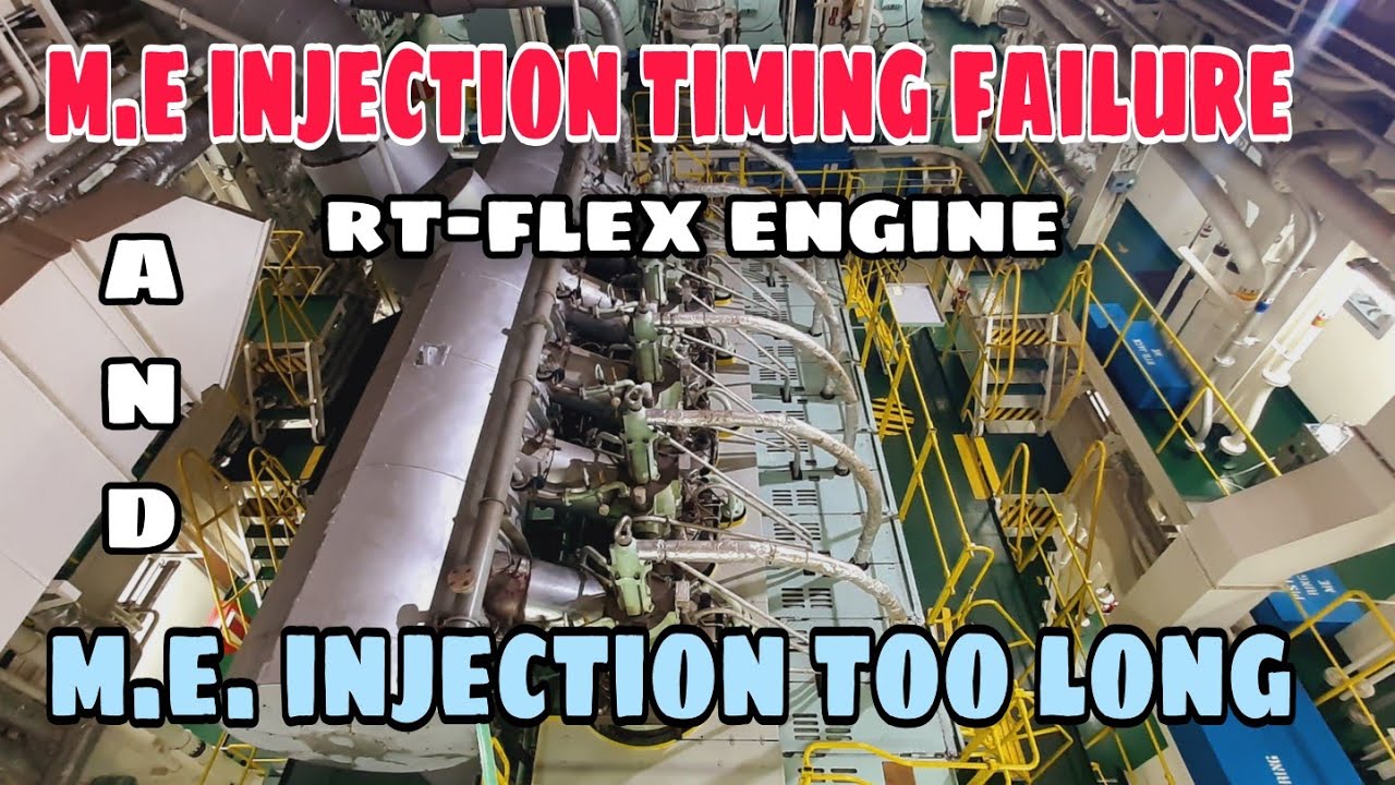 RT-FLEX ENGINE / M.E. Injection Timing Failure and M.E. Injection Too Long TROUBLESHOOT