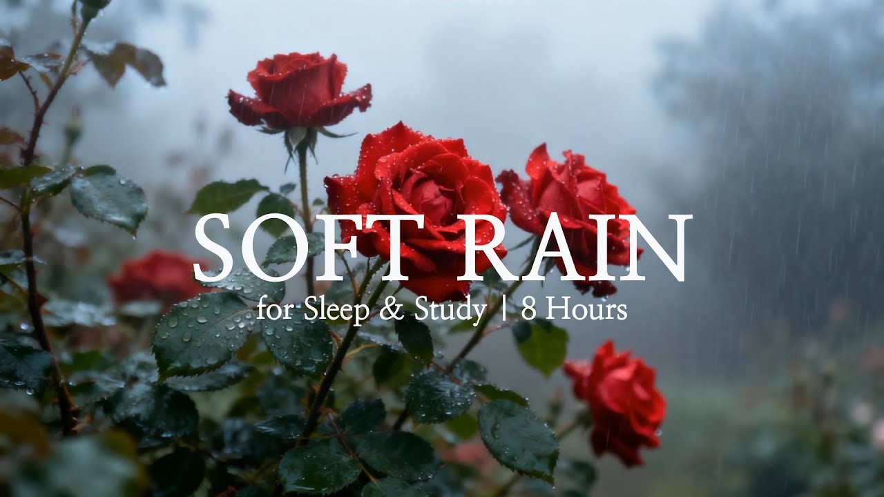Не спится? Дождь ASMR 🌧️ 8 часов, чтобы успокоить мысли и заснуть