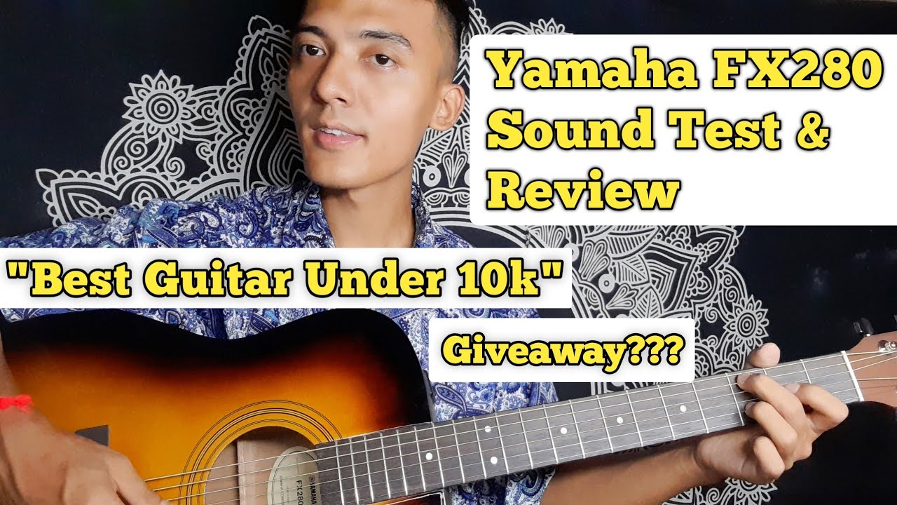 Yamaha FX280 Electro Acoustic Guitar Review And Sound Test | Worth The Price | (English Subtitles)