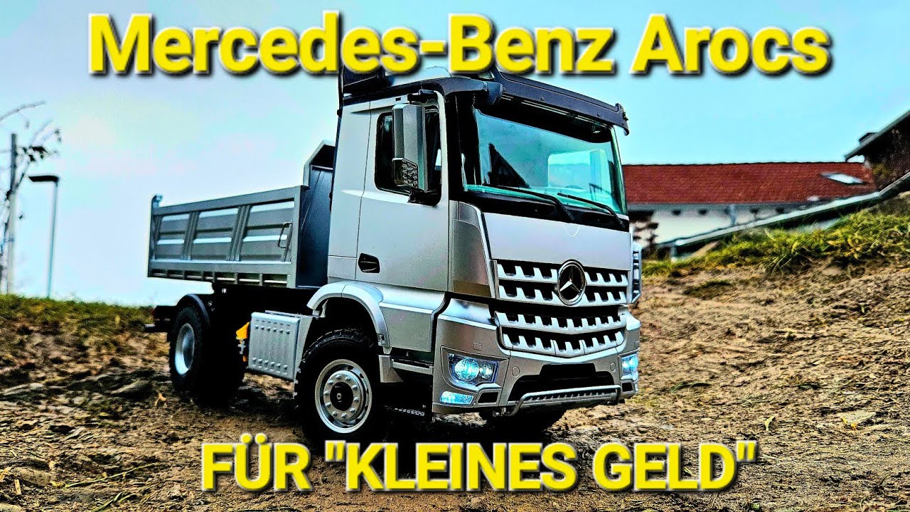 Der neue Mercedes-Benz Arocs elektrisch 1:14 FM_EMBA4x4K HIGH END 4x4 Metall LKW Kipper
