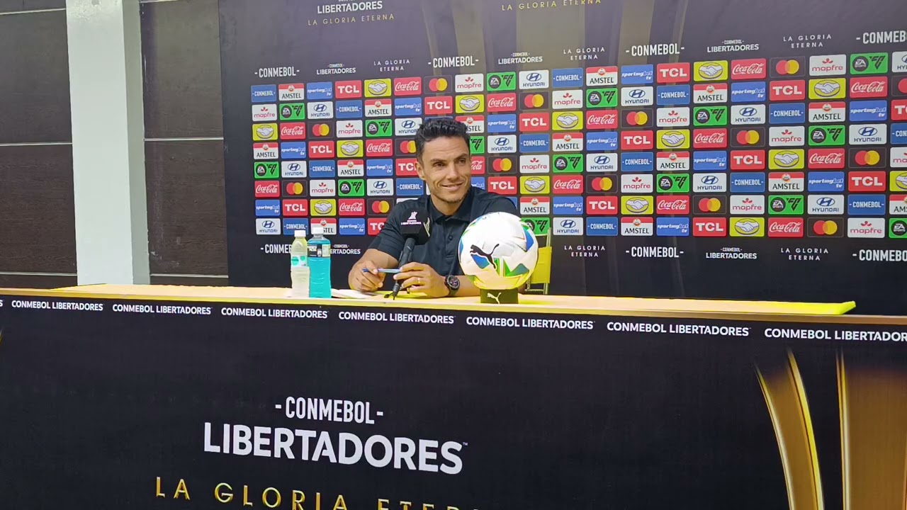 Lucas González DT Deportes Tolima RDP en la victoria en Copa Libertadores 