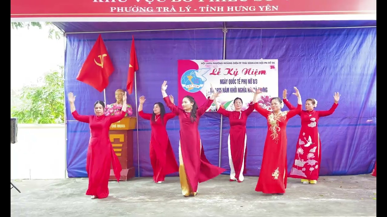 PHỐ XUÂN :8 /3/2026 CÂU LẠC BỘ VUI KHỎE TRẺ ĐẸP TỔ 6 PHƯỜNG HOÀNG DIỆU THÀNH PHỐ THÁI BÌNH