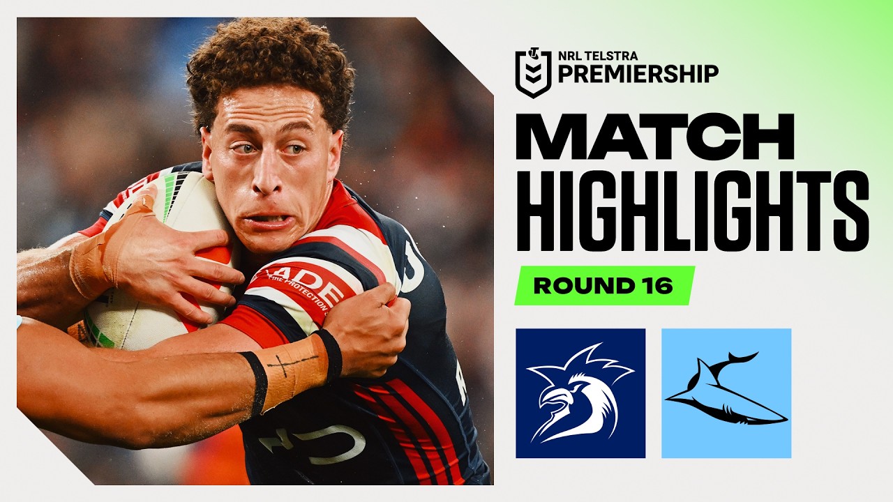 NRL 2026 | Roosters&nbsp;v Sharks | Match Highlights | Round 16