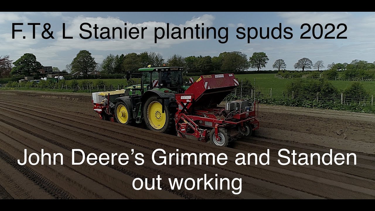 Spud planting 2022, out with the Stanier team.