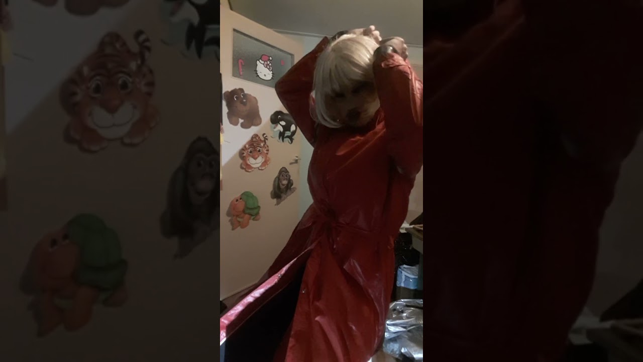 vintage agu raincoat