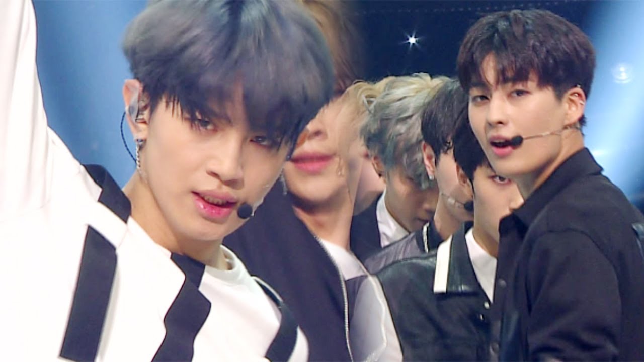 "Comeback Special" UP10TION (uptension) - Бегун (начало) @ популярная песня Inkigayo 20170702