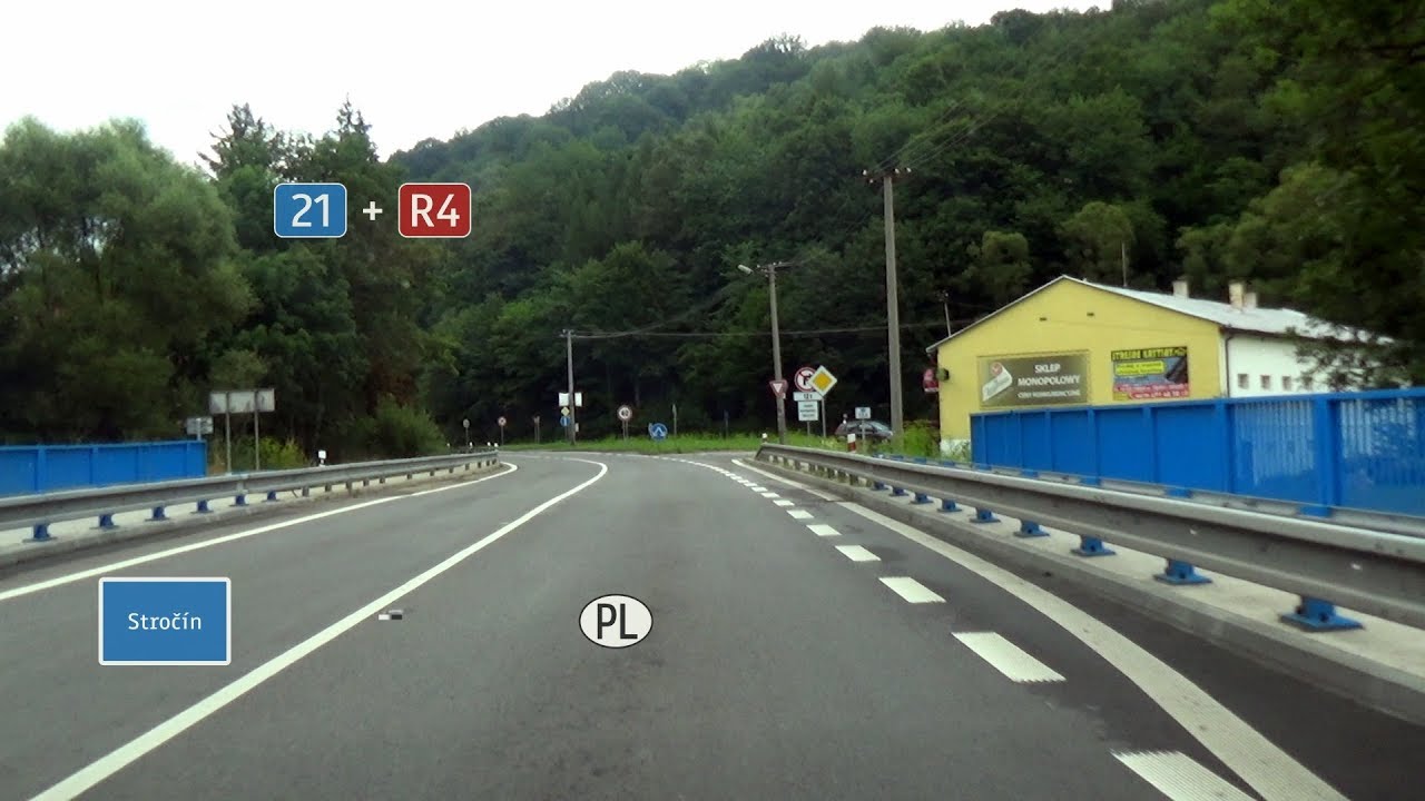 🇸🇰 I/21 + R4: Stročín - [PL] Hranica (3x)