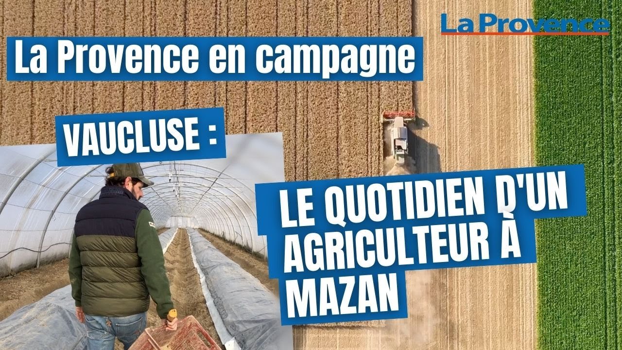 La Provence en campagne : le quotidien d'un agriculteur à Mazan dans le Vaucluse