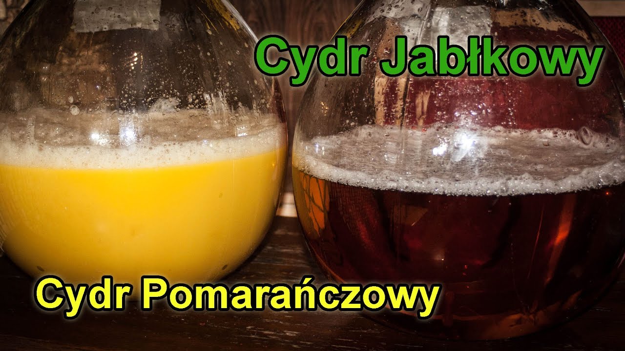 Cydr Jabłkowy i Cydr Pomarańczowy z kartonów - cz.1