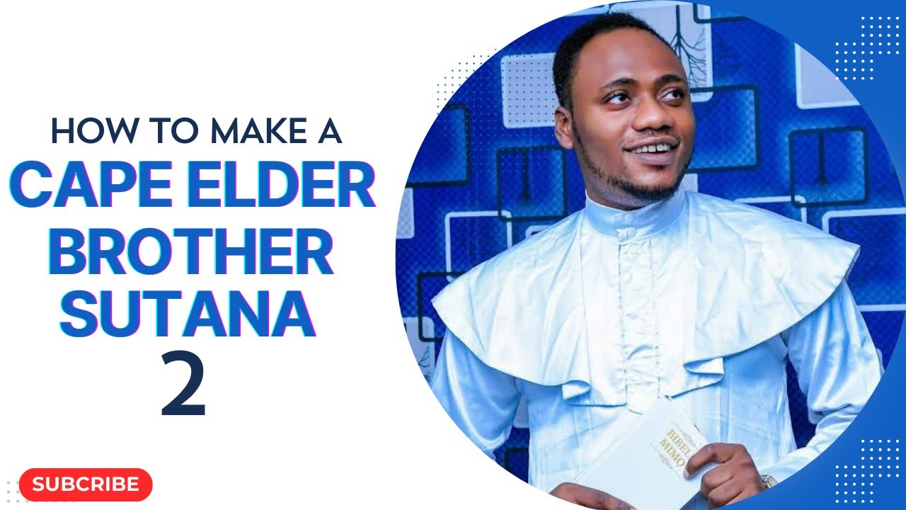 A CAPE ELDER BROTHER SUTANA 2|| Male Celestial Garment || Celestial Garment