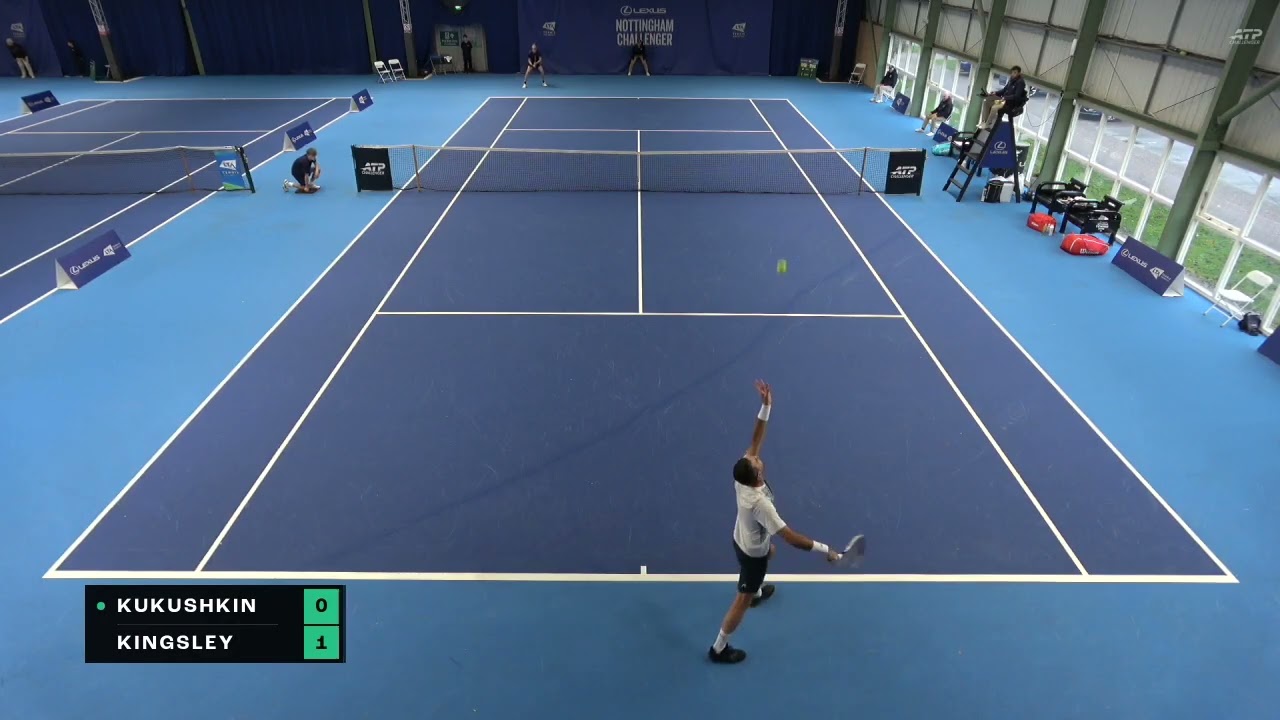 Mikhail Kukushkin (KAZ) vs Cannon Kingsley (USA) | 2026 Nottingham QF