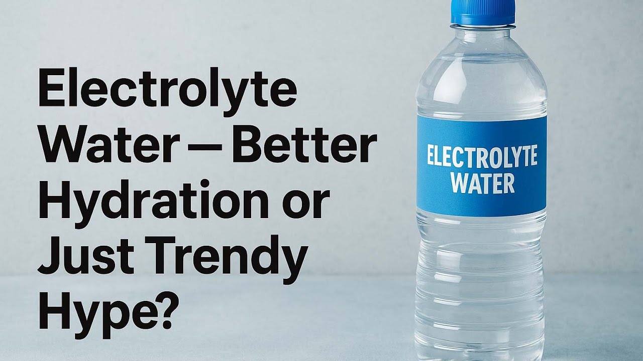 Electrolyte Water: Overhyped Sports Drink or Real Health Ally?