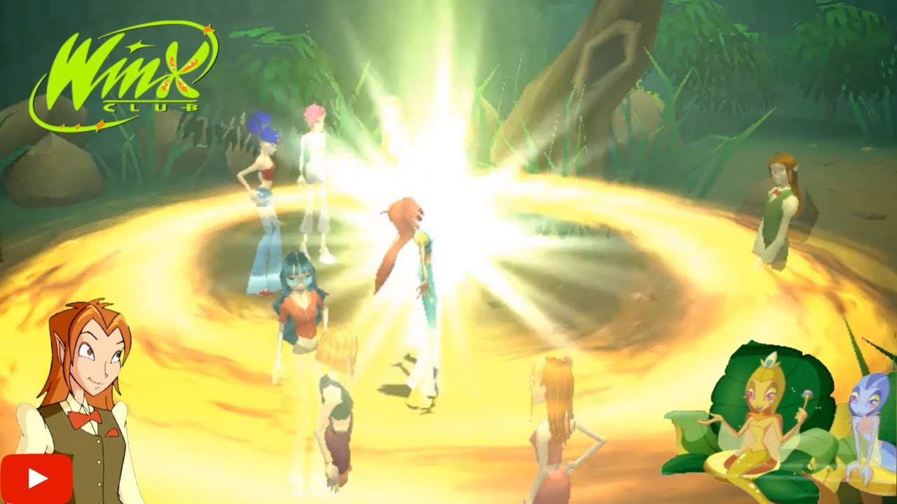 Winx Club. PC Game. 4° Class in the Black Mud Swamp with Prof. Palladium