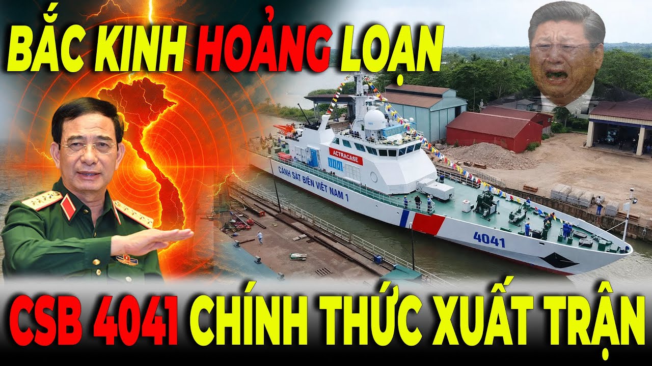 Tàu CSB 4041 Chính Thức Hạ Thuỷ “Thần Tốc” - Việt Nam Đóng Tàu Quá Nhanh Khiến Trung Quốc Giật Mình
