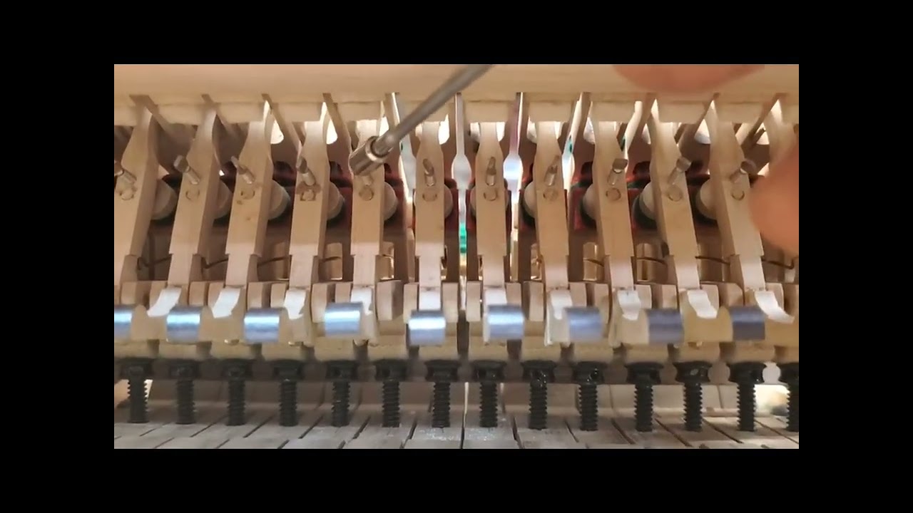 Adjusting Jack Position, Aligning Hammers to strings, and a 20 year old Mirror