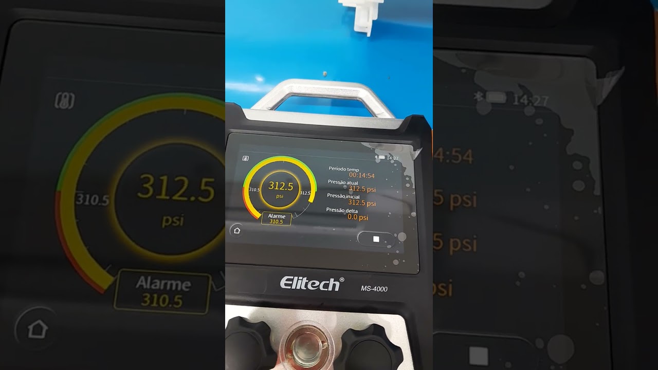 Teste de vazamento com manifold digital MS - 4000