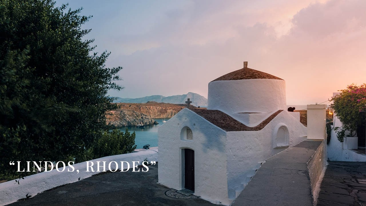 The Cat Who Claimed the Sunrise Throne | Lindos Rhodes | Where Antiquity Whispers
