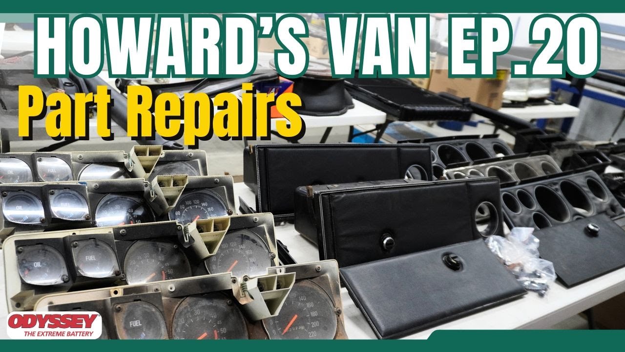 Restoring Dash parts on XC Falcon Panel Van #20 Magnum Force