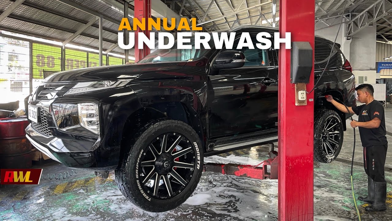 Annual underwash for the Montero Sport