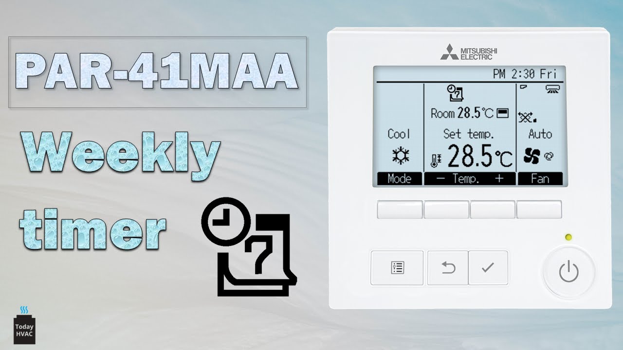 Step-by-Step: Setting Up Your PAR-40MAA or PAR-41MAA Weekly Timer